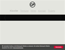 Tablet Screenshot of gastspielreisen.com
